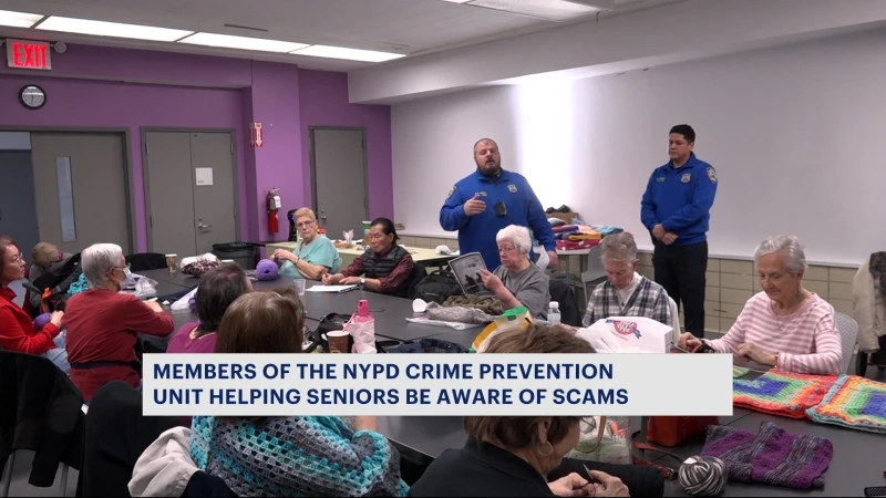 Story image: NYC seniors getting armed with information to fight back against scams