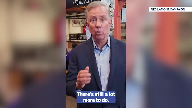 Story image: 'We're doubling down.' Gov. Lamont launches reelection campaign with statewide tour