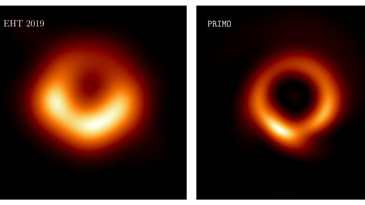 First Image of a Black Hole Gets a Makeover With AI