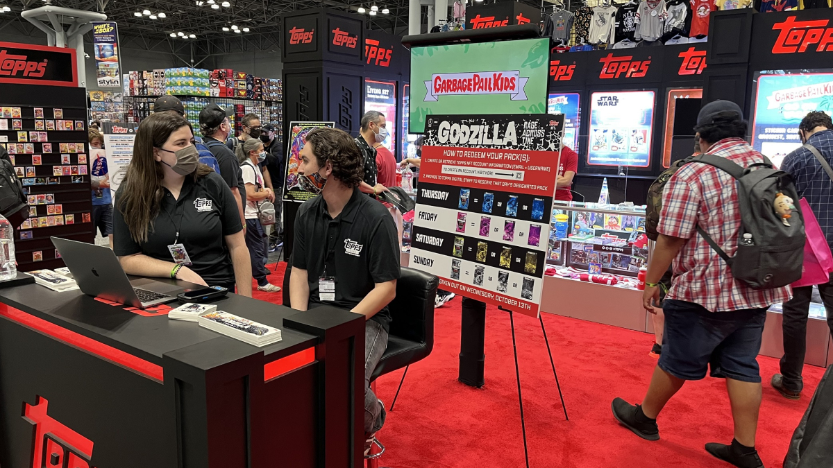 Topps Brings Godzilla's 'Rage' to NY Comic Con as NFT Collecting Takes Greater Hold