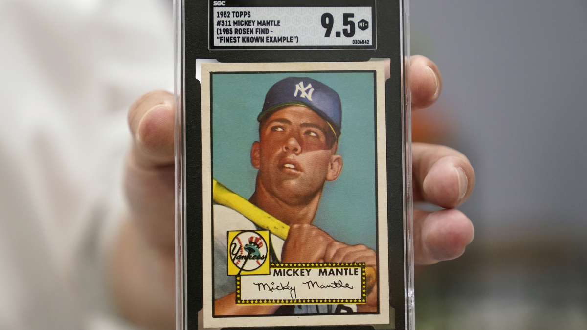Mickey Mantle Is Still Breaking Records With 1952 Baseball Card That Sold for $12.6 Million