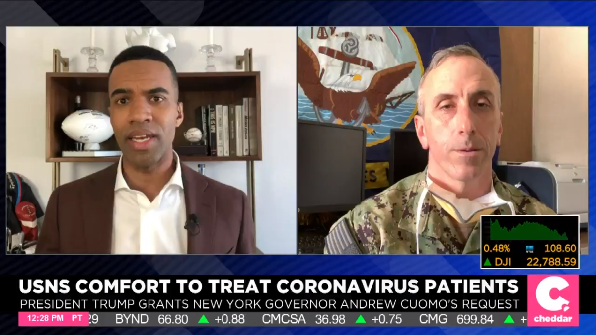 USNS Comfort Mission Commander Prepares for COVID Patients