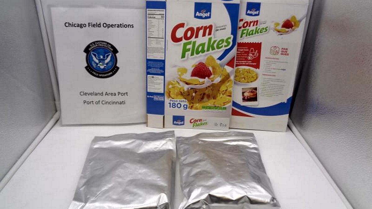 Customs Inspectors Find Cocaine-Coated Corn Flakes in Ohio