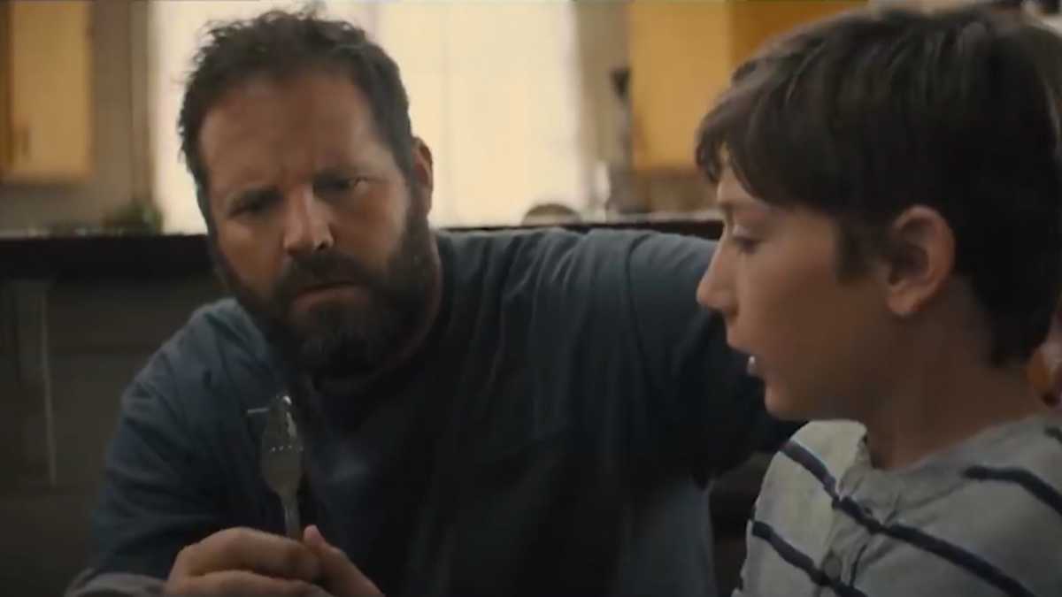 Actor David Denman Introduces His New Superhero Horror Film 'Brightburn'