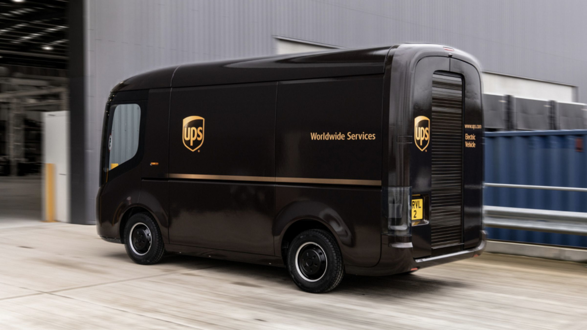 UPS Goes Electric With Purchase of 10,000 Vans From Unicorn Arrival