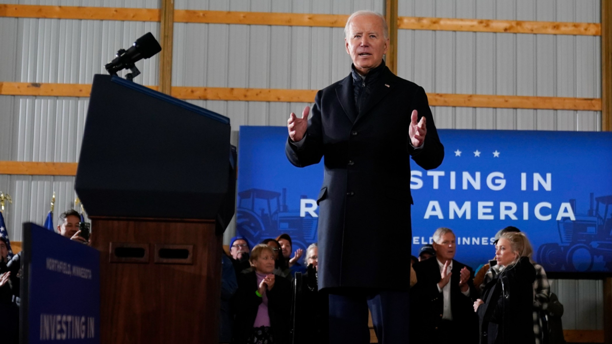 Biden Flexes Political Muscle in Minnesota, Home State of His Primary Challenger