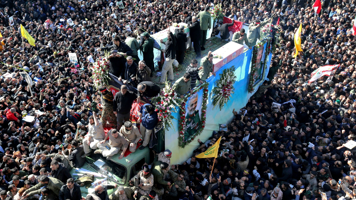 Stampede Kills 40 at Funeral for Iranian General Slain by U.S.